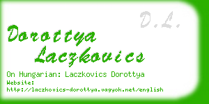 dorottya laczkovics business card